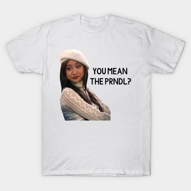 "You Mean the PRNDL?" Suite Life London Tipton T-Shirt by simonescha